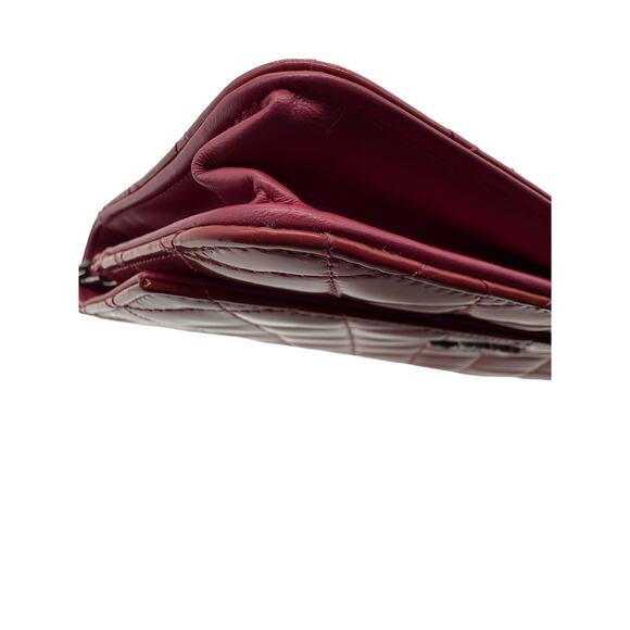 Chanel Patent Quilted Brilliant Wallet On Chain WOC Berry*Gorgeous with COA - Picture 10 of 15